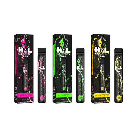Hail Energy Bar 300mg CBD Disposable Vape Device 600 Puffs