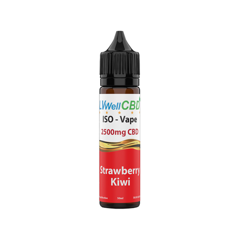 LVWell CBD Iso-Vape 2500mg CBD E-liquid 50ml (50VG/50PG)