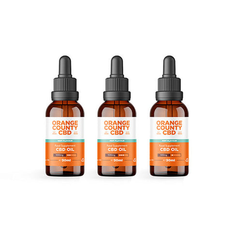 Orange County CBD 1000mg Flavoured Tincture Oil 30ml