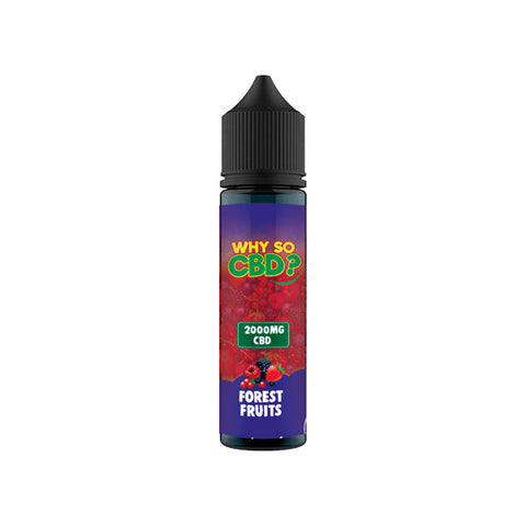 Why So CBD? 2000mg Full Spectrum CBD E-liquid 60ml