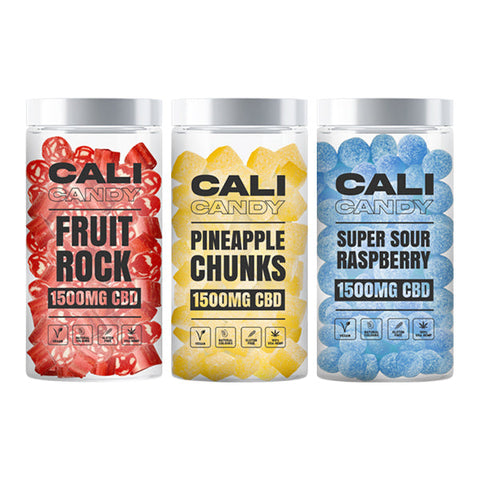 CALI CANDY 1600mg CBD Vegan Sweets (Large) - 10 Flavours