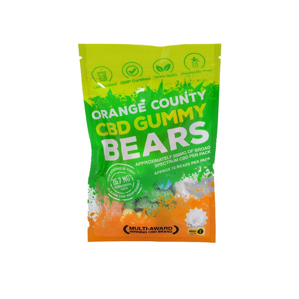 Orange County CBD 200mg Gummy Bears - Grab Bag